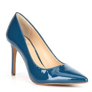 Vince Camuto Teal Patent Leather Heels